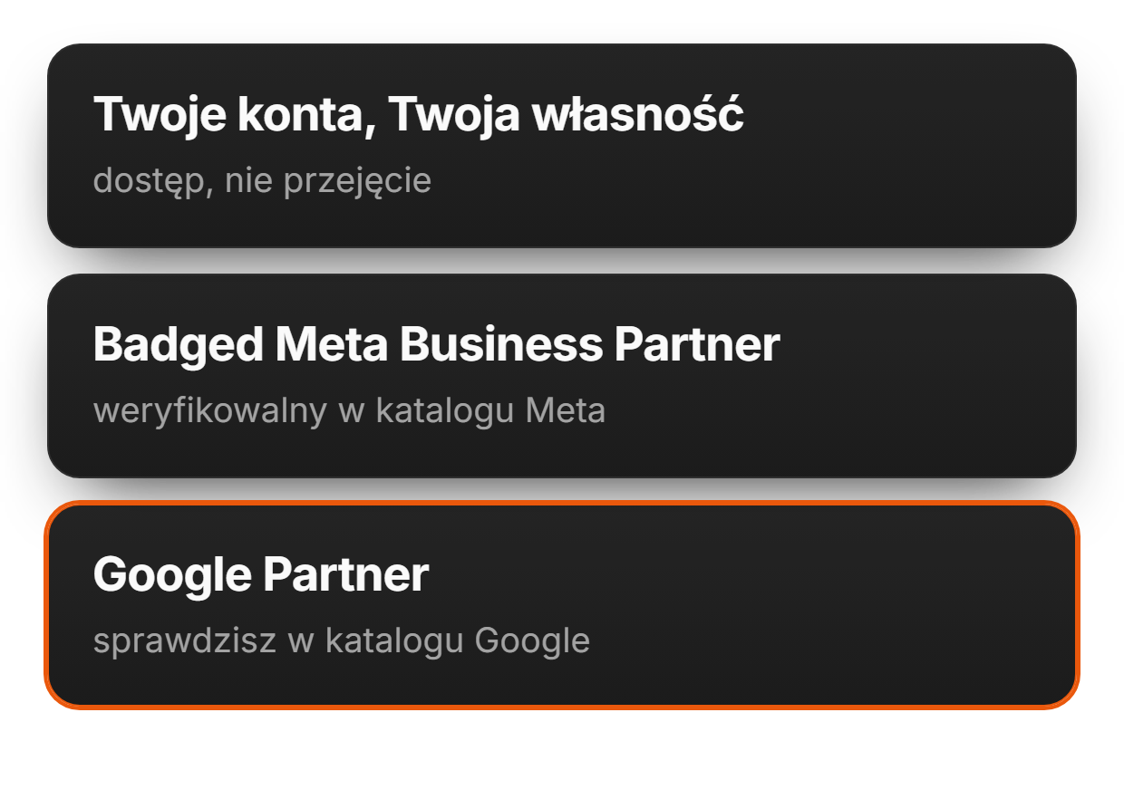 Twoje konto i Twoje dane zostają u Ciebie | adsfox, agencja marketingowa dla firm usługowych