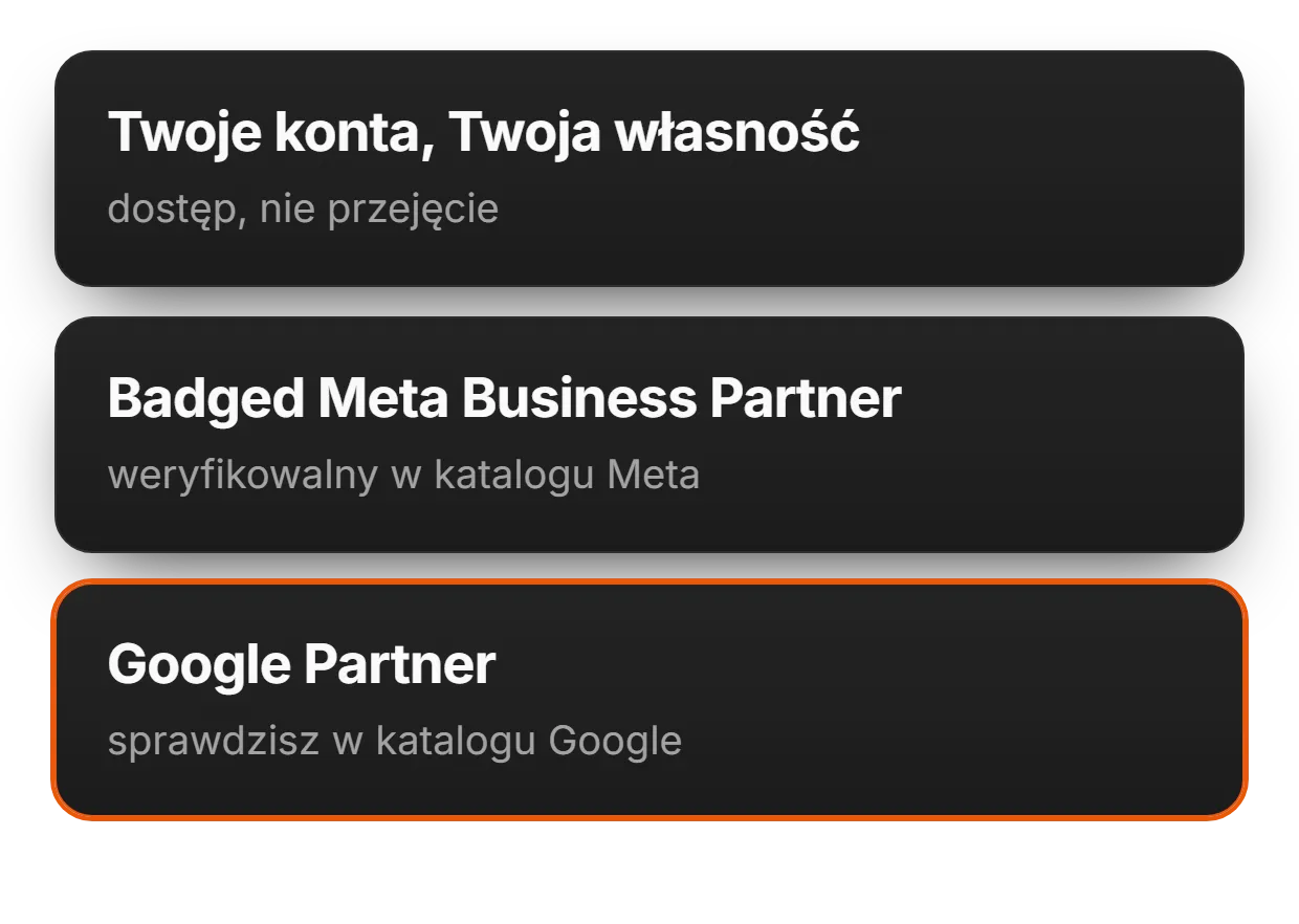 Czego nie ma w naszym cenniku | adsfox, agencja marketingowa dla firm usługowych
