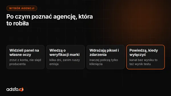 Cover for Jaką agencję wybrać do reklam w ChatGPT: 7 pytań