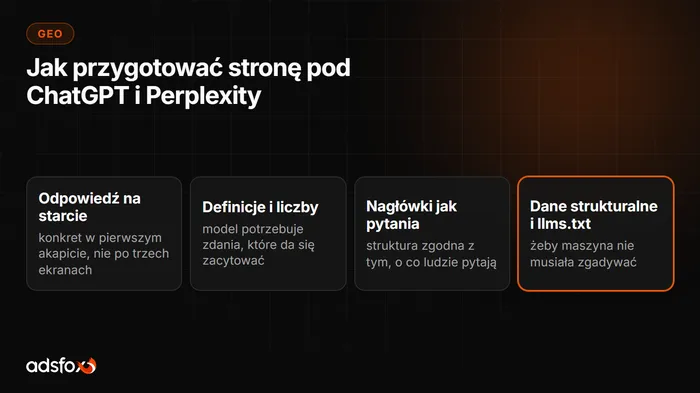 Okładka: Jak zoptymalizować stronę pod ChatGPT i Perplexity