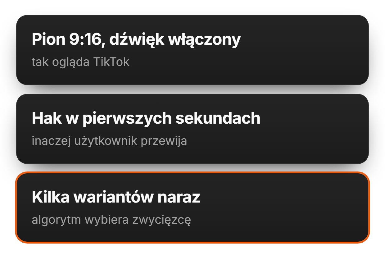 Jakie formaty i specyfikacja reklam na TikToku | adsfox, agencja marketingowa dla firm usługowych