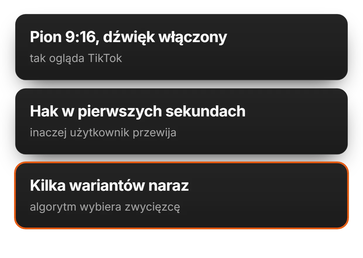 Jakie formaty i specyfikacja reklam na TikToku | adsfox, agencja marketingowa dla firm usługowych