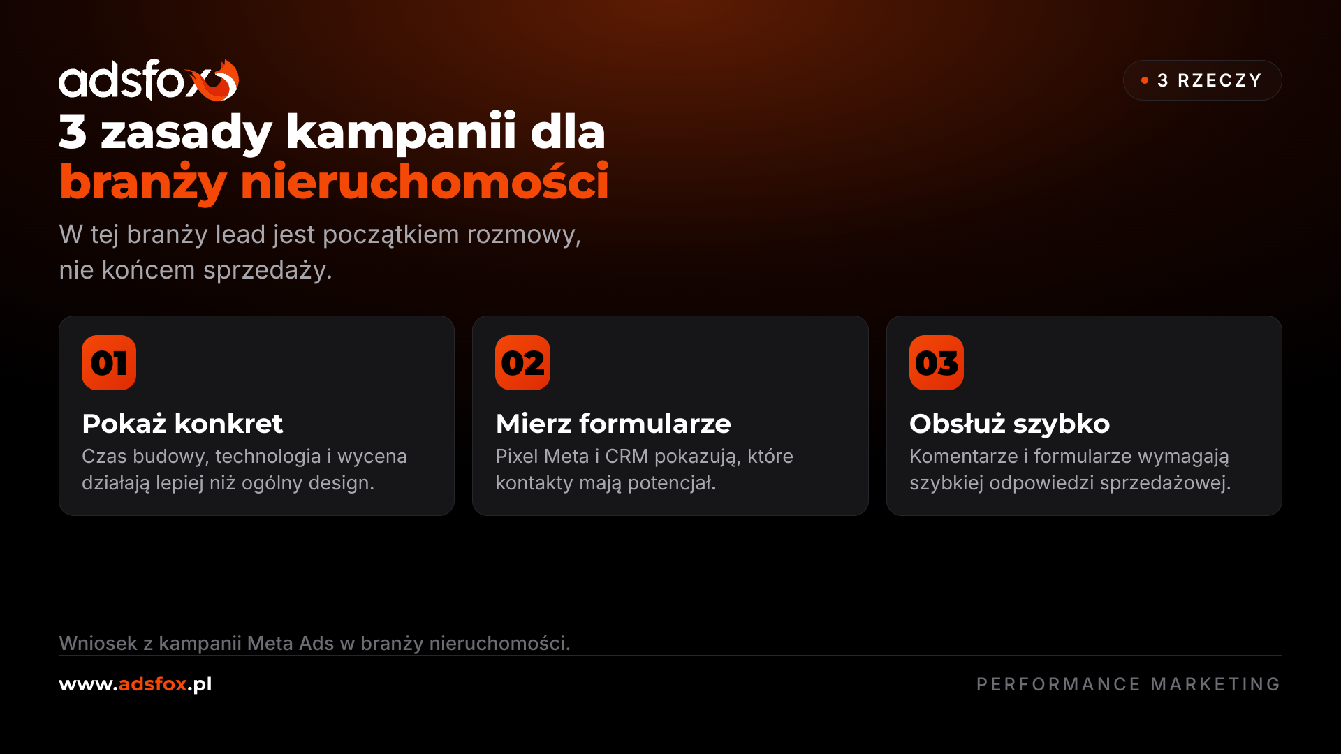 Trzy zasady prowadzenia kampanii leadowej dla branży nieruchomości